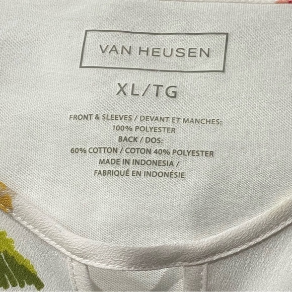 Van Heusen Cream and Pink Floral Top - Picture 5 of 5